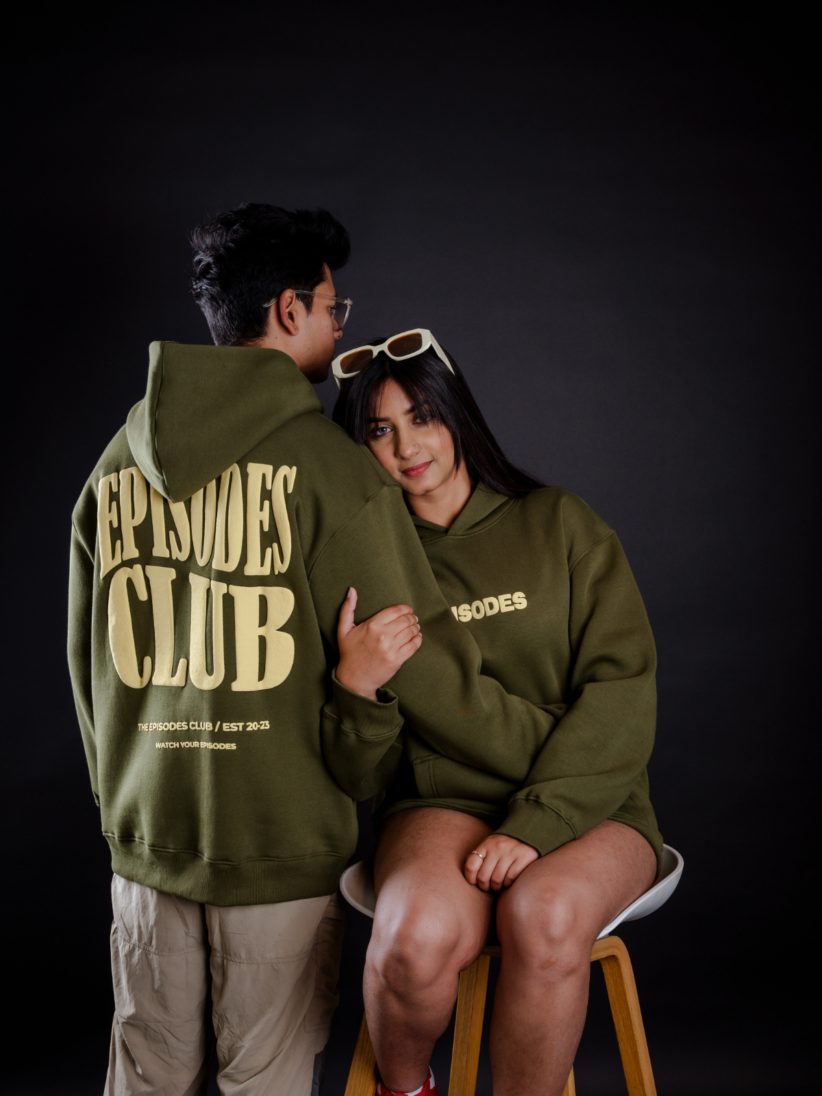 Episodes Club Oversized Hoodie