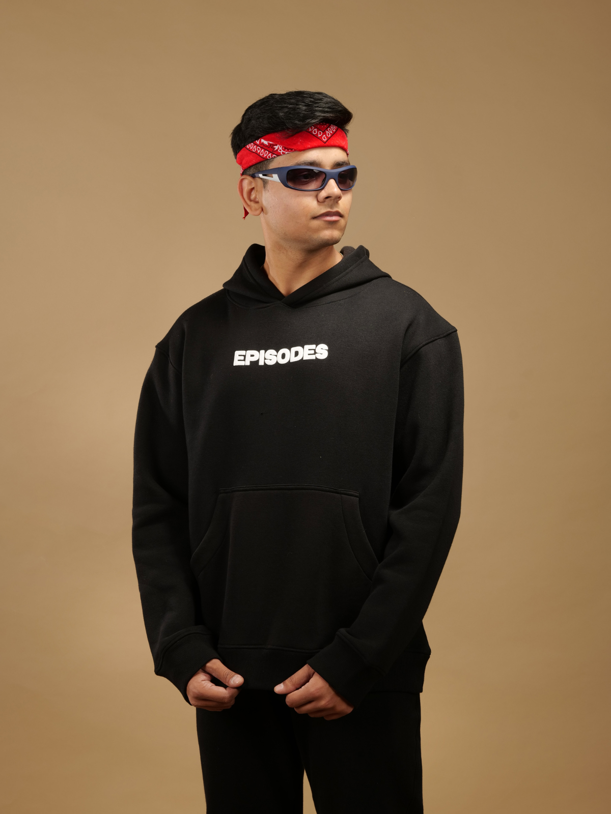 Black Sunset Oversized Hoodie