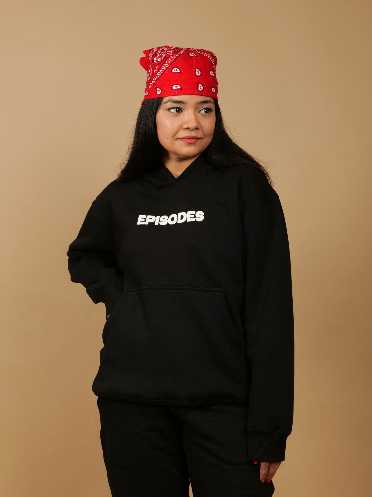 Black Sunset Oversized Hoodie